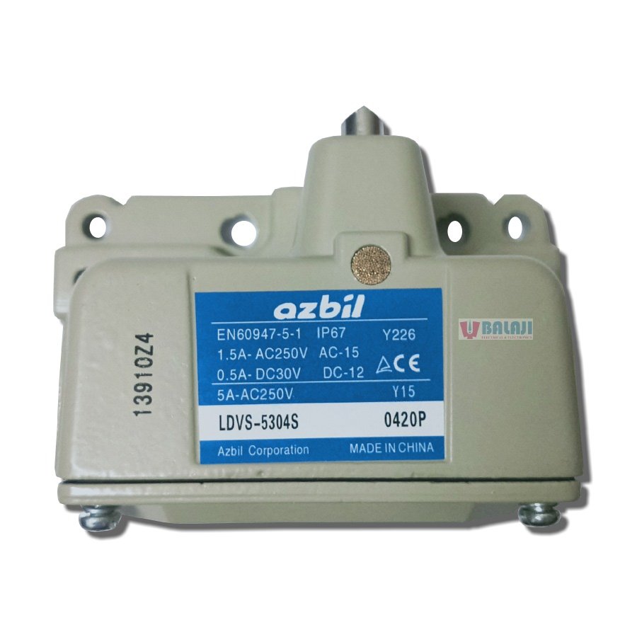 Azbil Brand Limit Switch LDVS-5304S-3-PLUNGER_SIZZLE