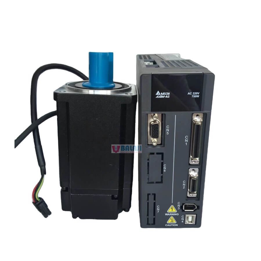 Delta Servo Motor ECM-B3M-C20807RS1-1-PHASE-220V-0.75Kw-3000RPM
