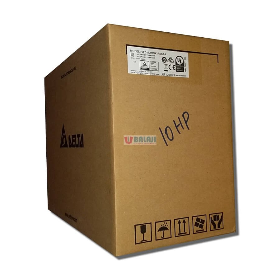 Delta Variable Frequency Drive VFD17AMS43-ANSAA-3PH-480V-7.5KW-10HP