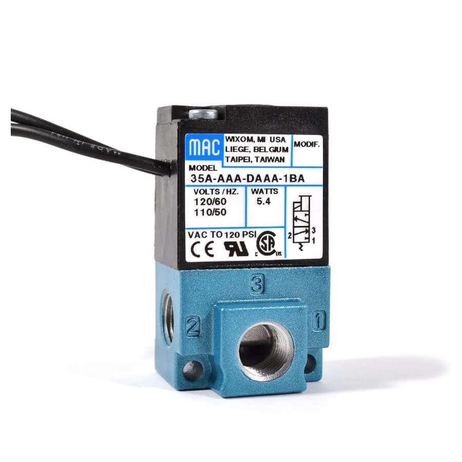 MAC 3 Way Air Valve-35A-AAA-DAAA-1BA