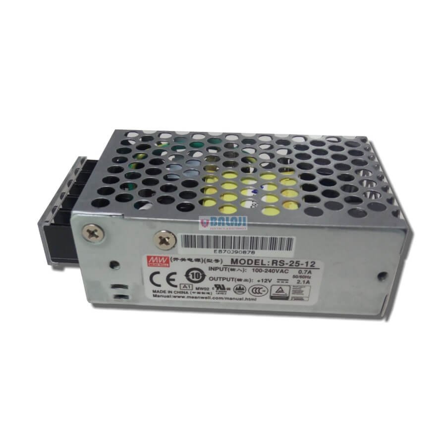 MEANWELL Brand Switching Power Supplies RS-25-12  2.1A