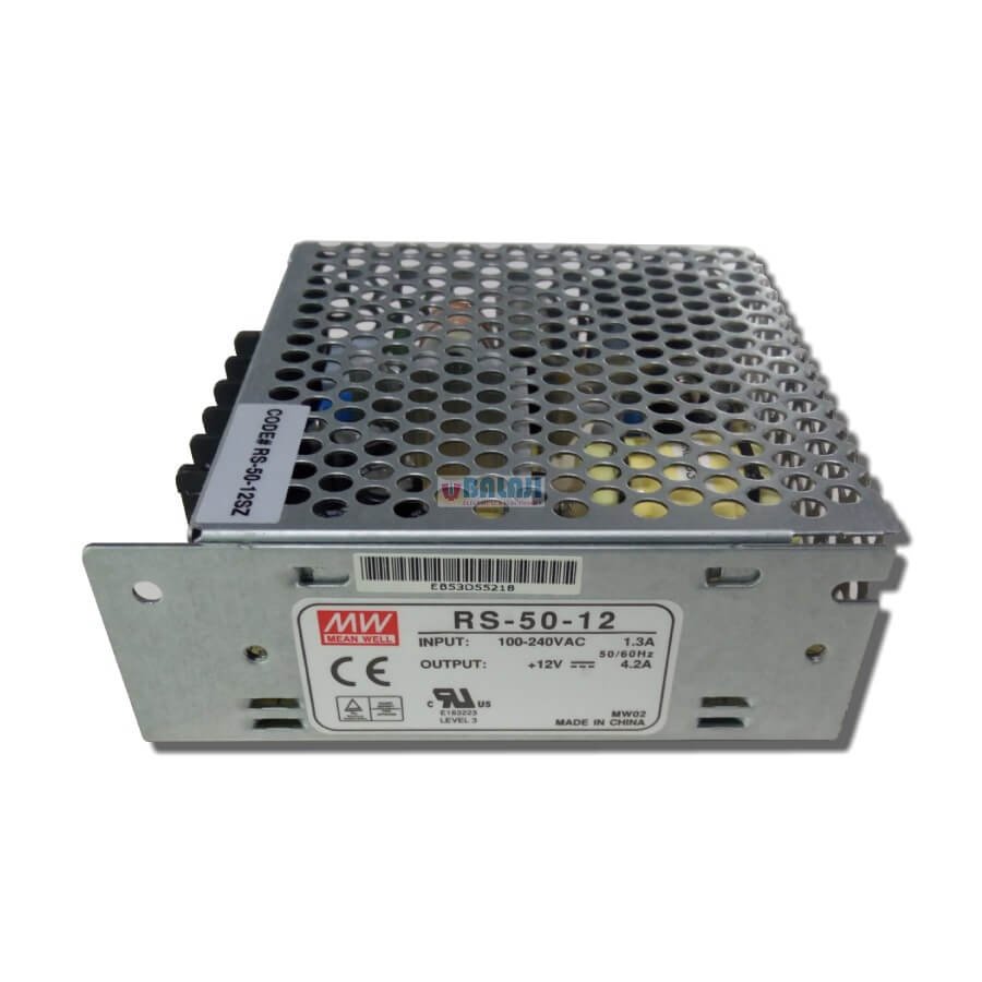 MEANWELL Brand Switching Power Supplies RS-50-12  4.2A