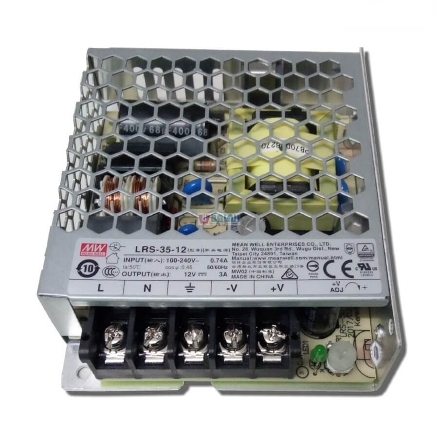 MEANWELL Make_Din rail Power Supplies LRS-35-12  3A