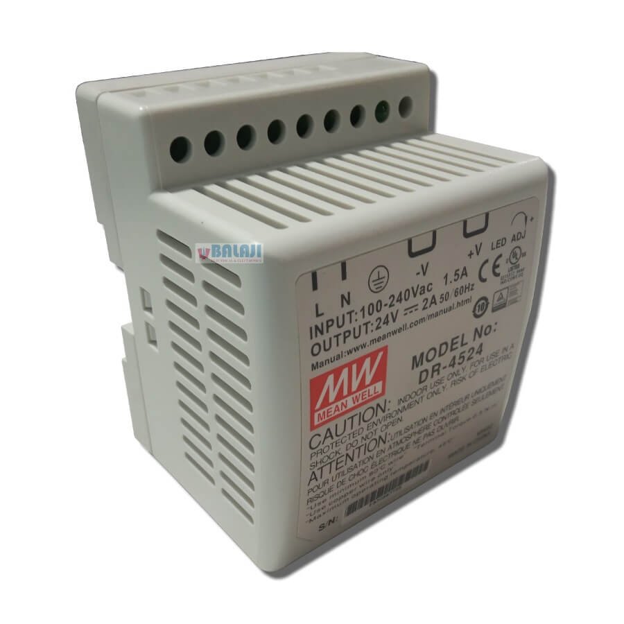 Meanwell Make Din Rail Power Supply DR-45-12-2A-SIDE
