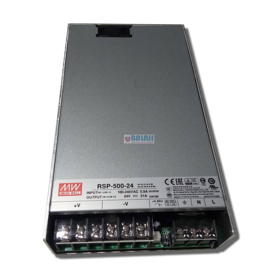 Meanwell Din Rail Power Supplies RSP-500-24-21A