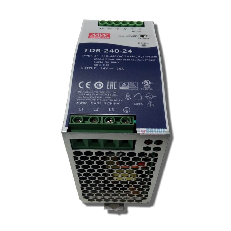 Meanwell Din Rail Power Supplies TDR-240-24-10A