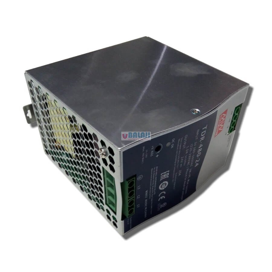 Meanwell Din Rail Power Supplies TDR-480-24-20A-SIDE