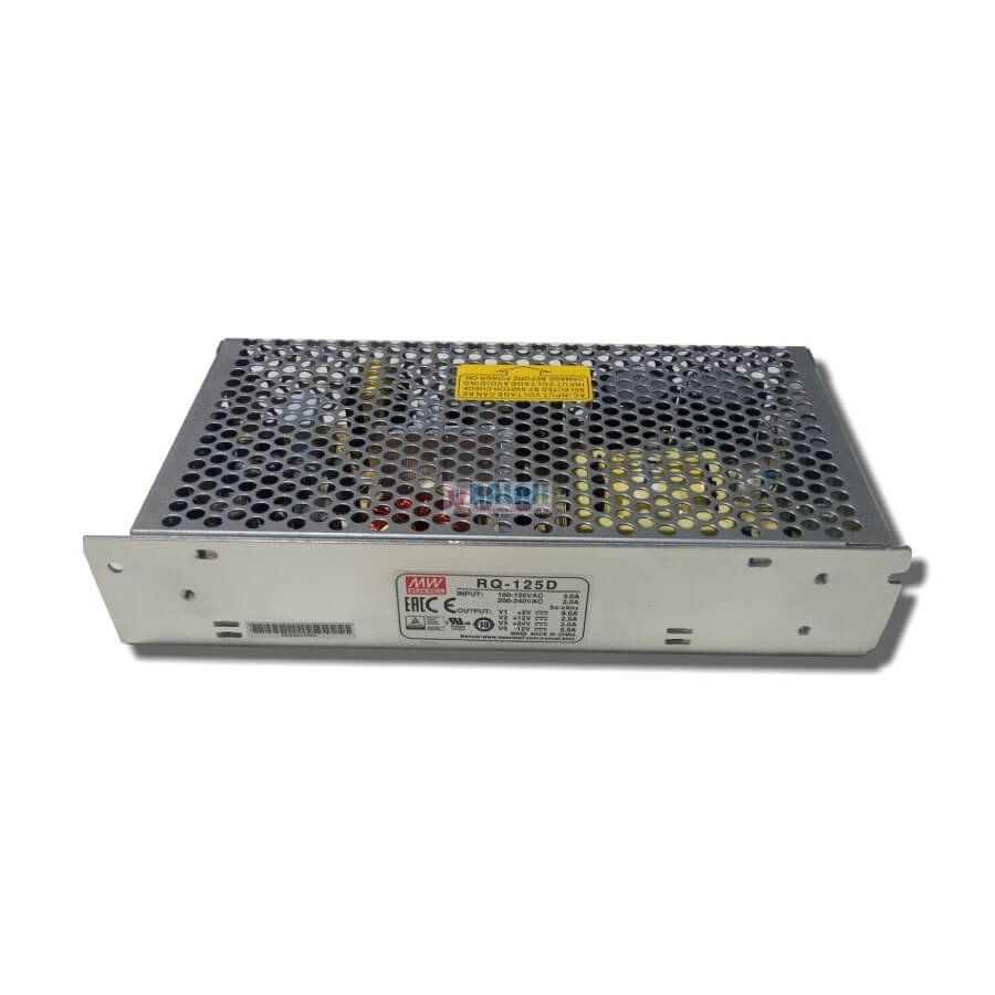Meanwell Switch Mode Power Supply RQ-125D-5V=8A,12V=2.5A,24V=2A,-12V=0.5A