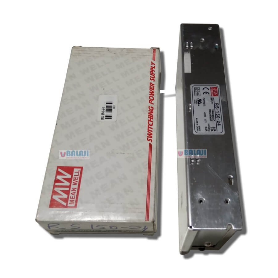 Meanwell Switch Mode Power Supply RS-150-24 6.5A-BOX