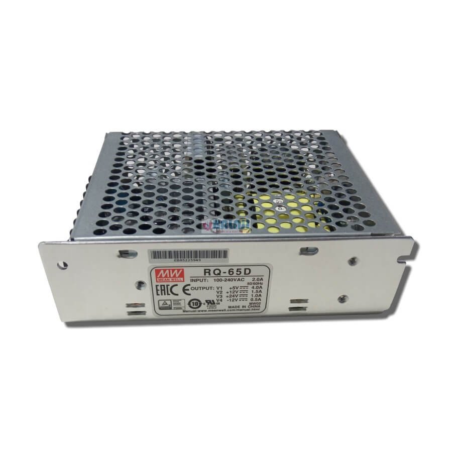 Meanwell Switching Power Supplies RQ-65D- 5V=4A,12V=1.5A,24V=1A,-12V=0.5A
