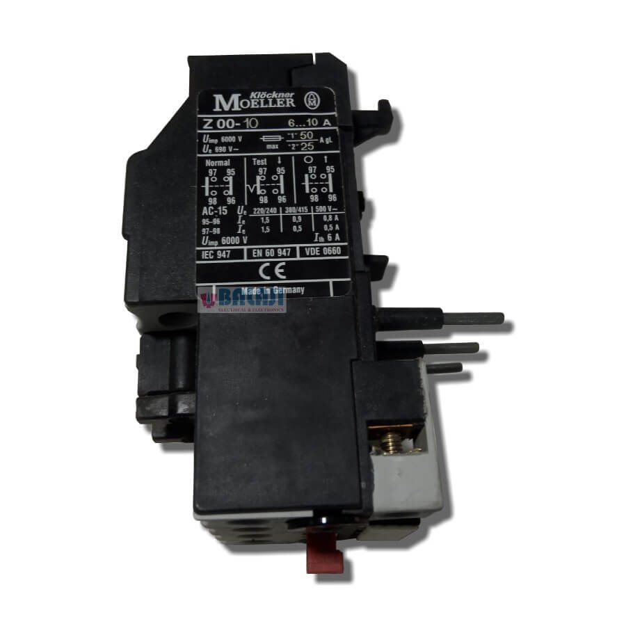 Moeller Eaton Overload Relay Z00-10 6-10A