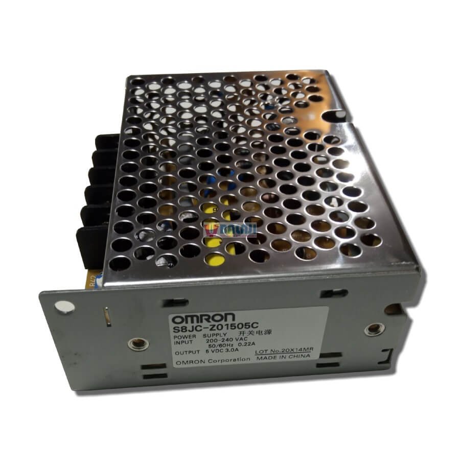 Omron Power Supplies S8JC-Z01505C-INPUT-200-240V-AC-0.22A-OUTPUT-5VDC-3-A