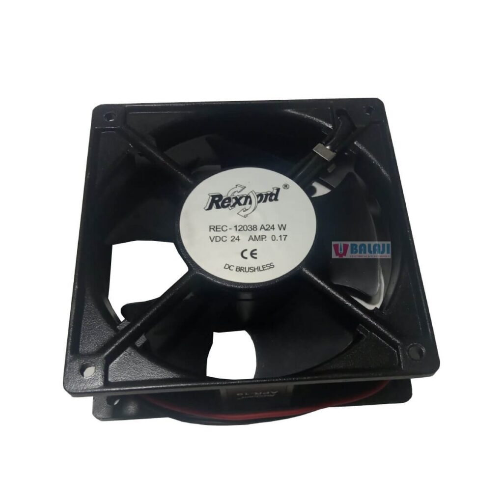 Rexnord Make Cooling Fan REC-12038A24-W-4-INCH-24V-DC