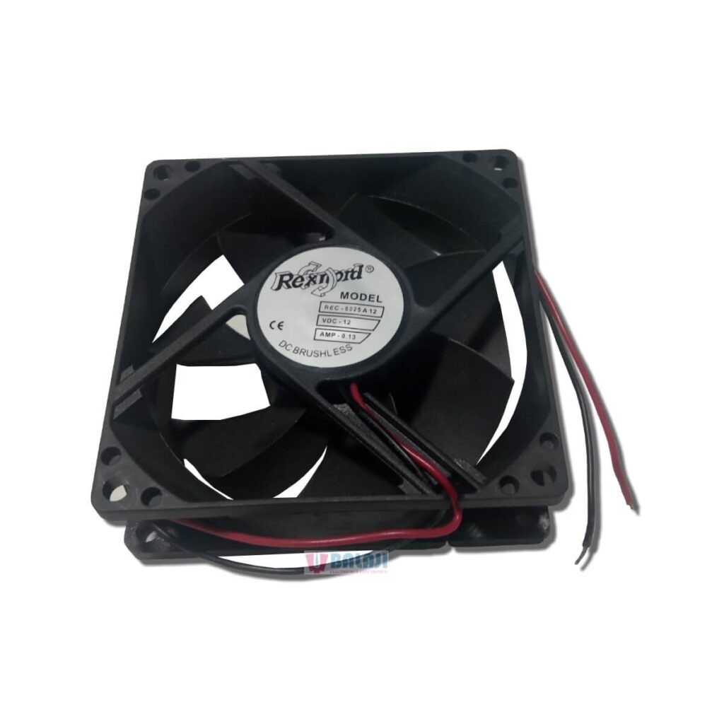 Rexnord Make Cooling Fan REC-8025A12-3.5-INCH-12V-DC