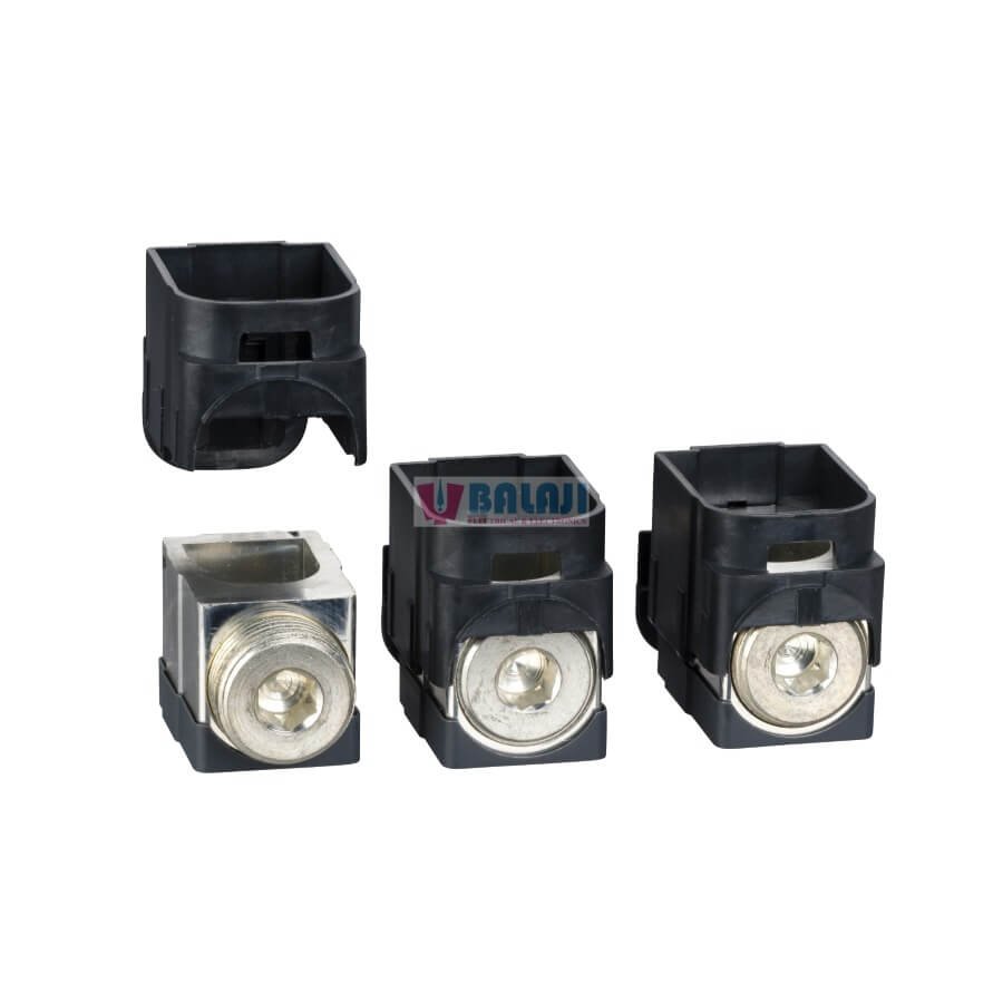 Schneider Aluminium Bare Cable Connectors LV429529-120mm²-to-185-mm²,-250-A,-set-of-3-parts