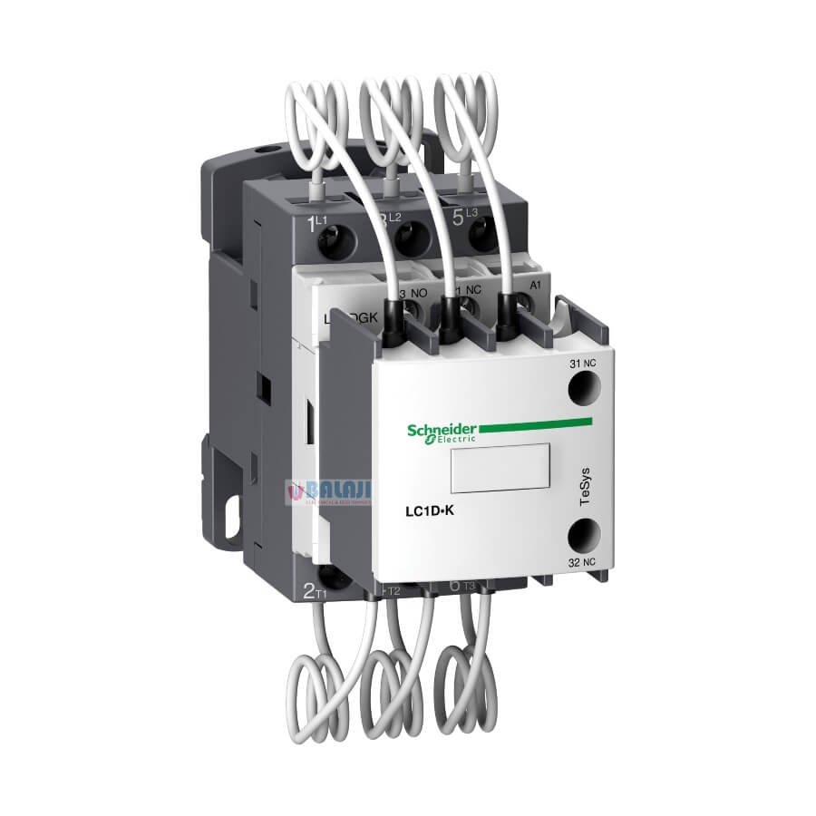 Schneider Capacity Contactor LC1DGK-16.7-kVAR-at-400-V-50-Hz,-coil-110-V-AC-50-60-Hz
