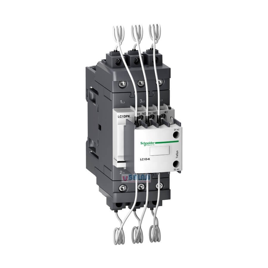 Schneider Capacity Contactor LC1DPK 30 kVAR-at-400-V-50-Hz-coil-220-V-AC-50-60-Hz