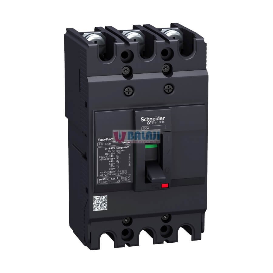 Schneider Circuit Breaker EZC100H3032-32-A-3-pole-3d