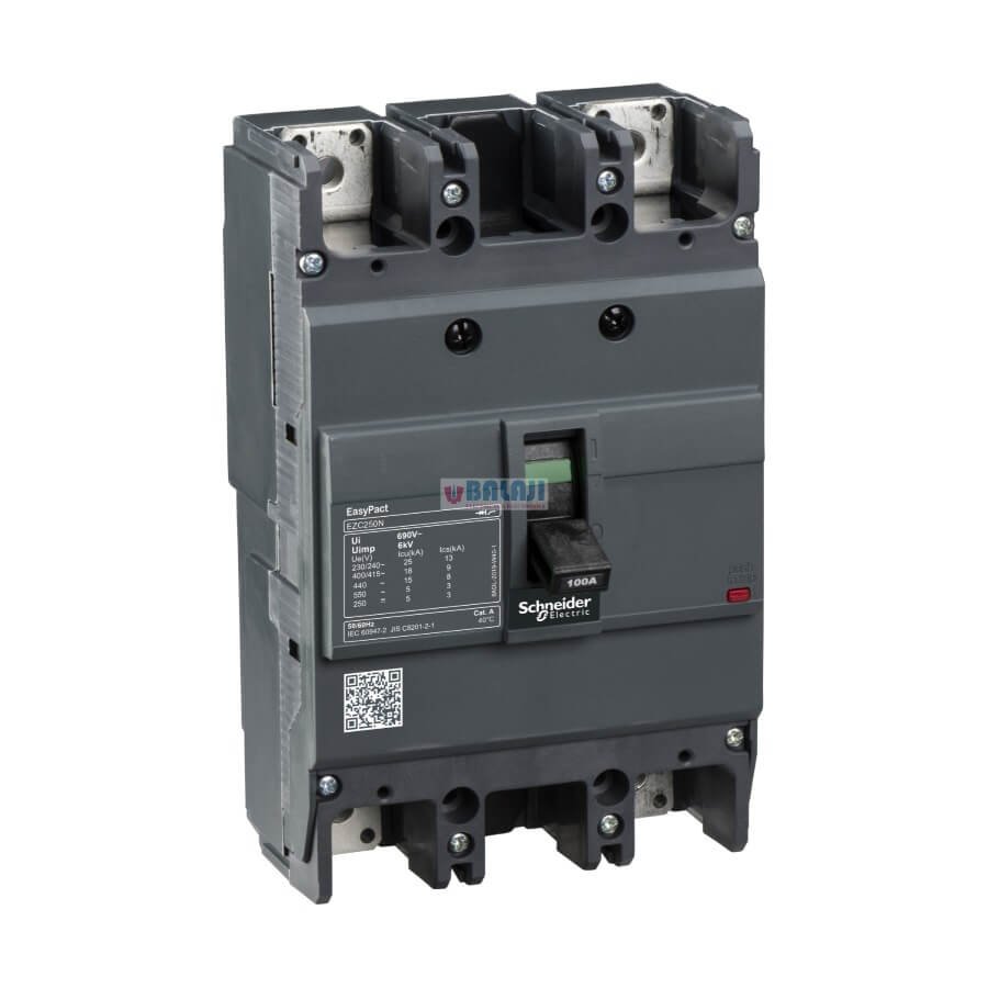 Schneider Circuit Breaker EZC250H2150-150-A-2-poles-2d