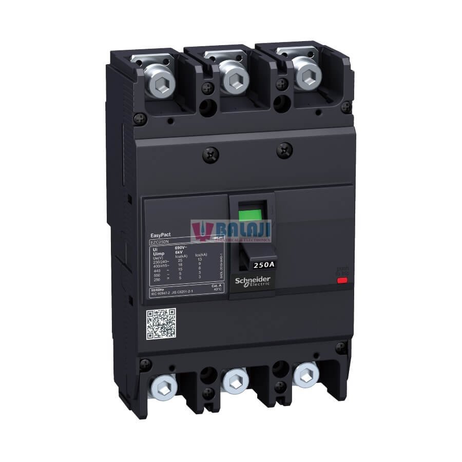 Schneider Circuit Breaker EZC250H3175-3POLES-3d