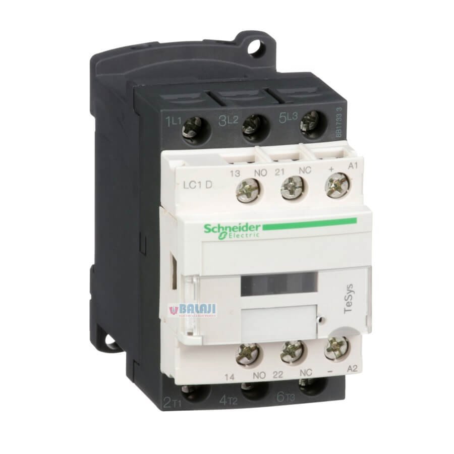 Schneider Contactor LC1D12-3P-3-NO-440-V-12-A-24-V-DC