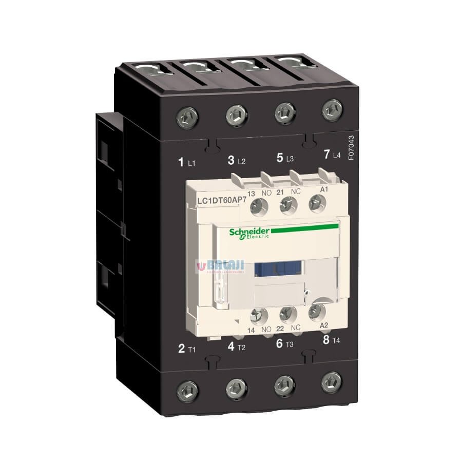 Schneider Contactor LC1DT60A-4P-4-NO-440-V-60-A-48-V-DC