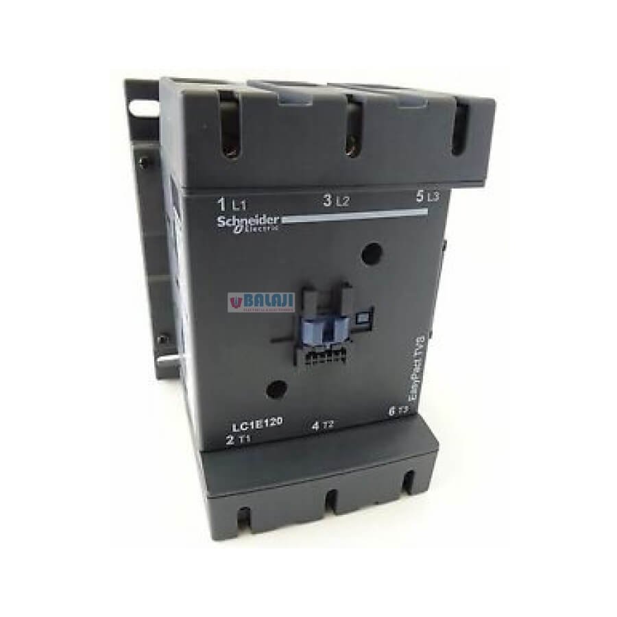 Schneider Contactor LC1E120-120A-75HP-55KW-1NC+1NO-415V