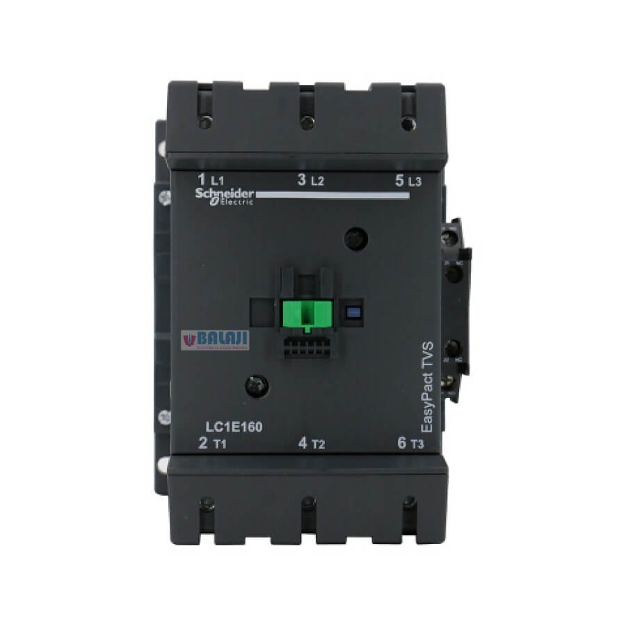 Schneider Contactor LC1E160-160A-120HP-90KW-1NC+1NO-415V