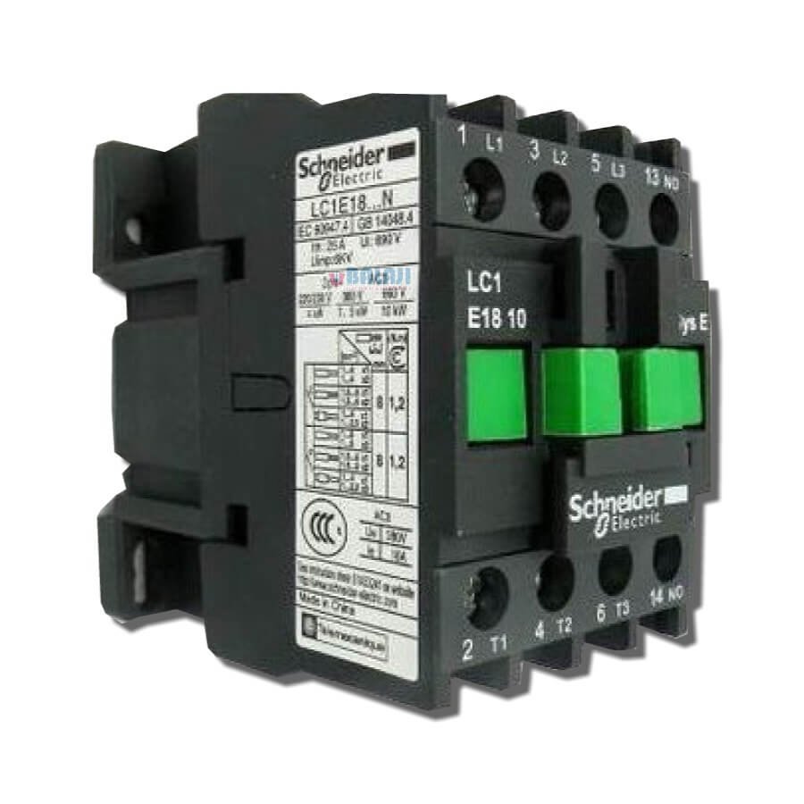 Schneider Contactor LC1E1810-18A-12HP-9KW-1NO-415V