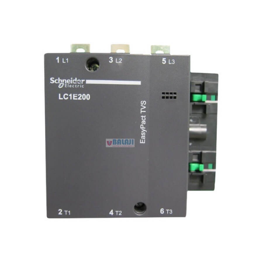 Schneider Contactor LC1E200-200A-150HP-110KW-415V