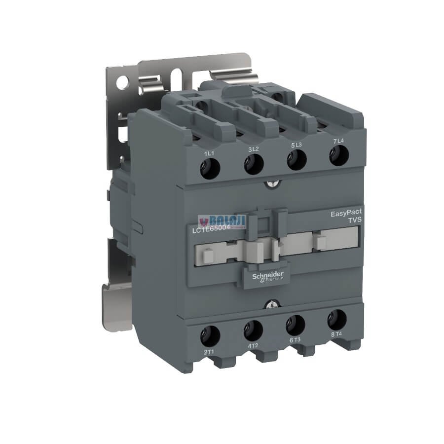 Schneider Contactor LC1E65004-4P-80A-4NO-220V-50Hz