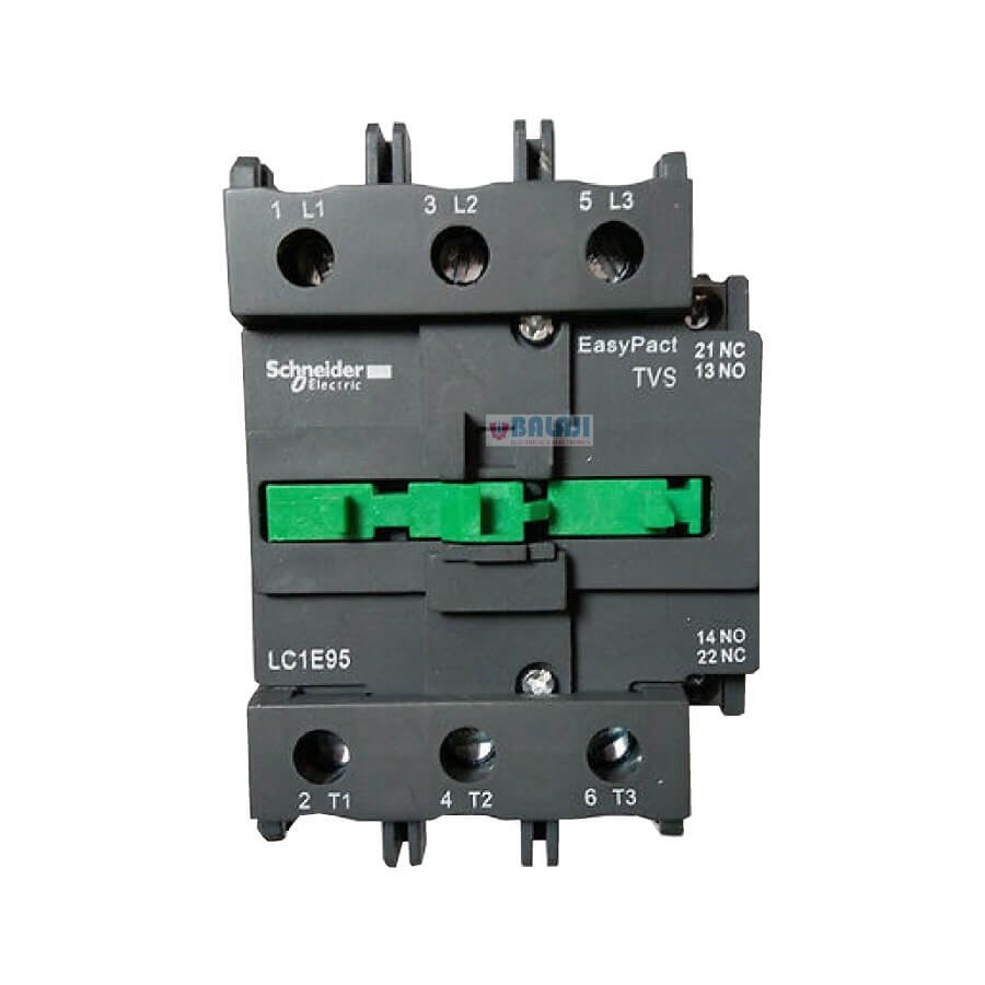 Schneider Contactor LC1E95-95A-60HP-45KW-1NC+1NO-415V