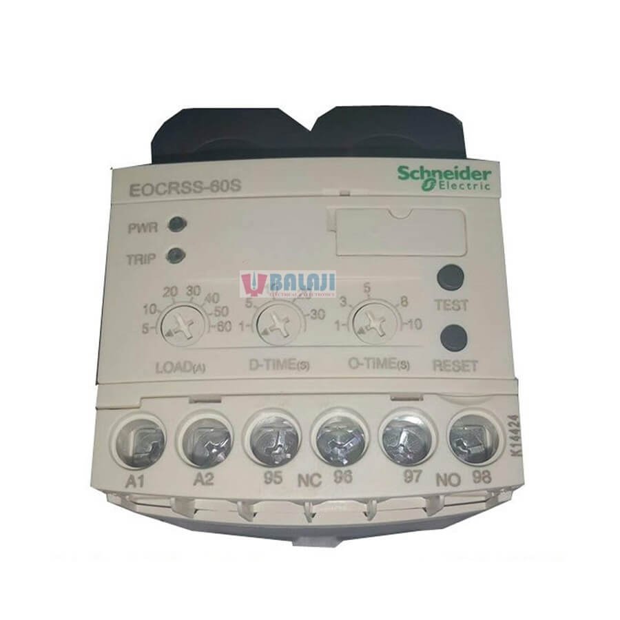 Schneider Electric Over Current Relay EOCRSSD-60S-5-60A-24-240V-AC-DC