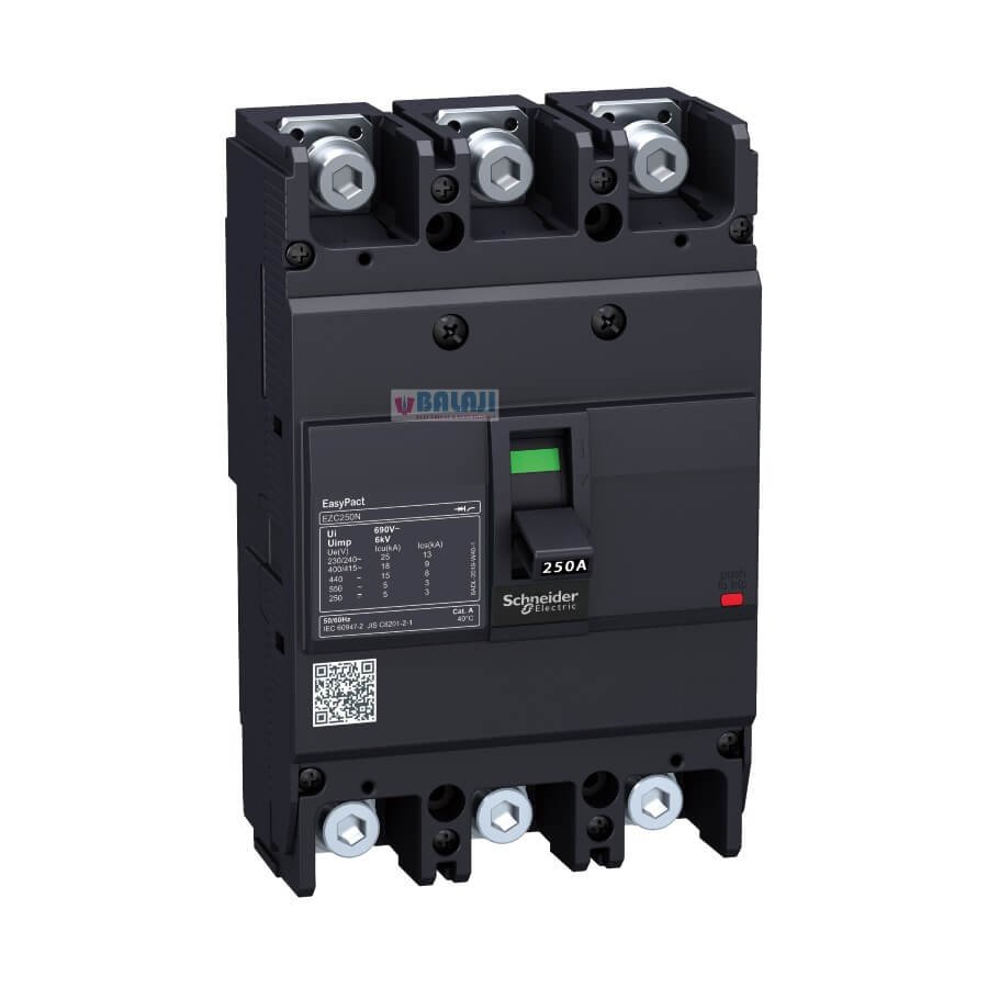 Schneider Electric Circuit Breaker EZC250F3200-200-A-3-poles-3d