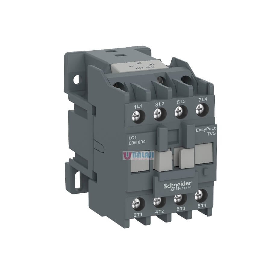 Schneider Electric Contactor LC1E06004-4P-4-NO-415 V-16A-110-V-AC-coil