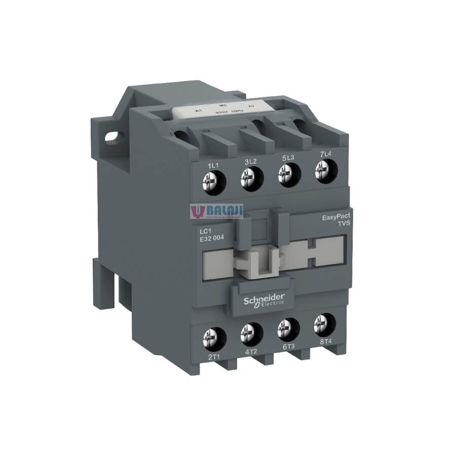 Schneider Electric Contactor LC1E32004-4P-4-NO-45A-110-V-415V-AC