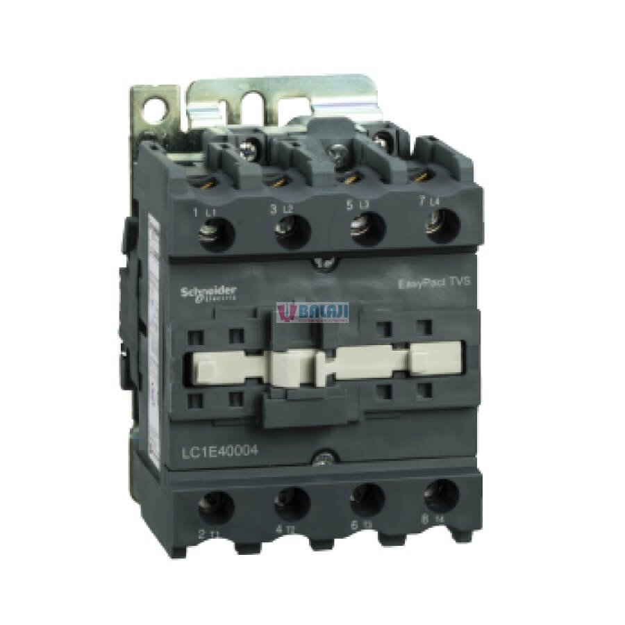 Schneider Electric Contactor LC1E40004-4P-60A-4NO-220V-50Hz