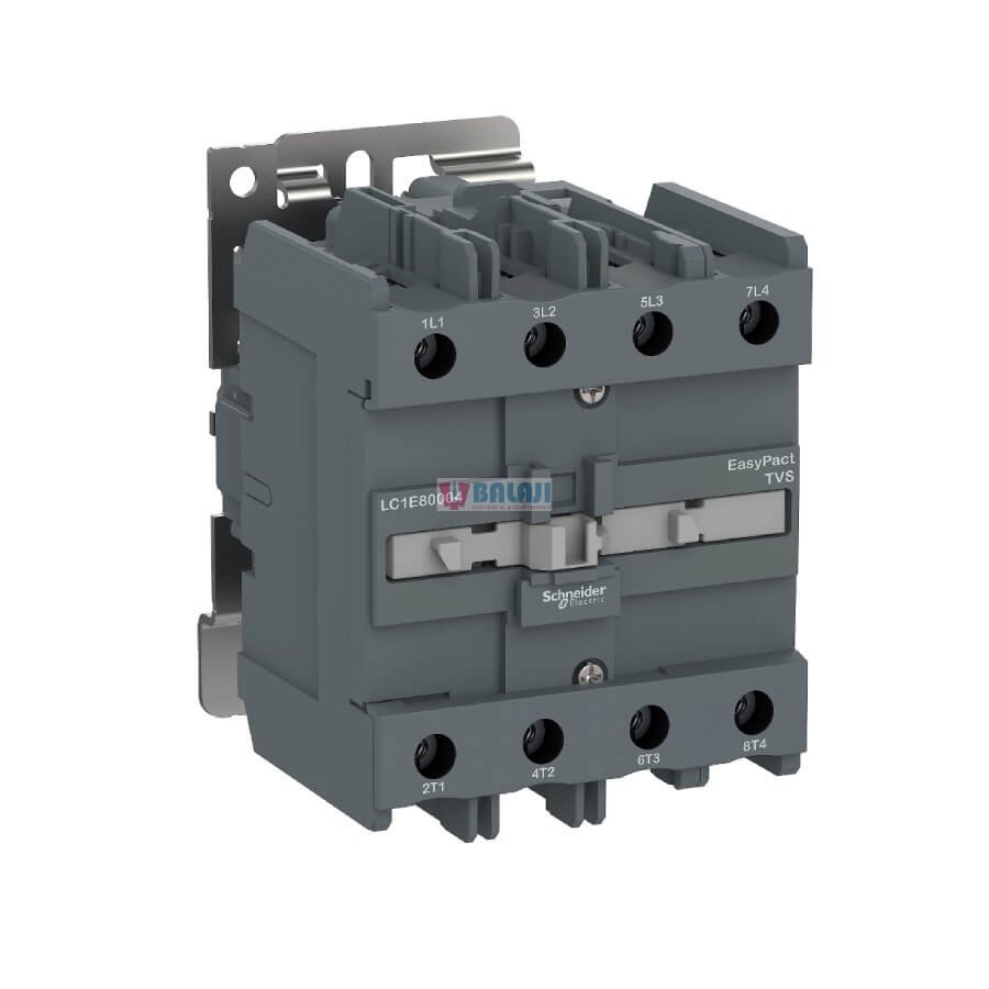 Schneider Electric Contactor LC1E80004-4P-4-NO-100A-415-V-AC