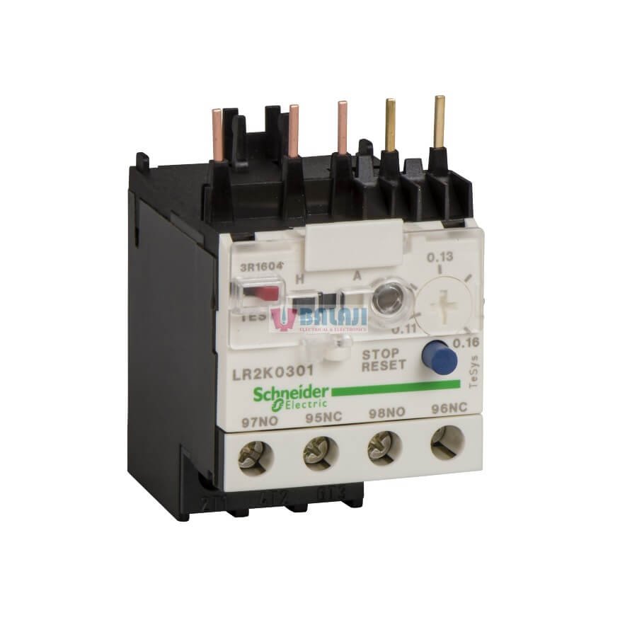 Schneider Electric Overload Relay LR2K0301-0.11-0.16A