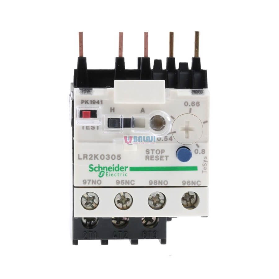 Schneider Electric Overload Relay LR2K0305-0.54-0.8A