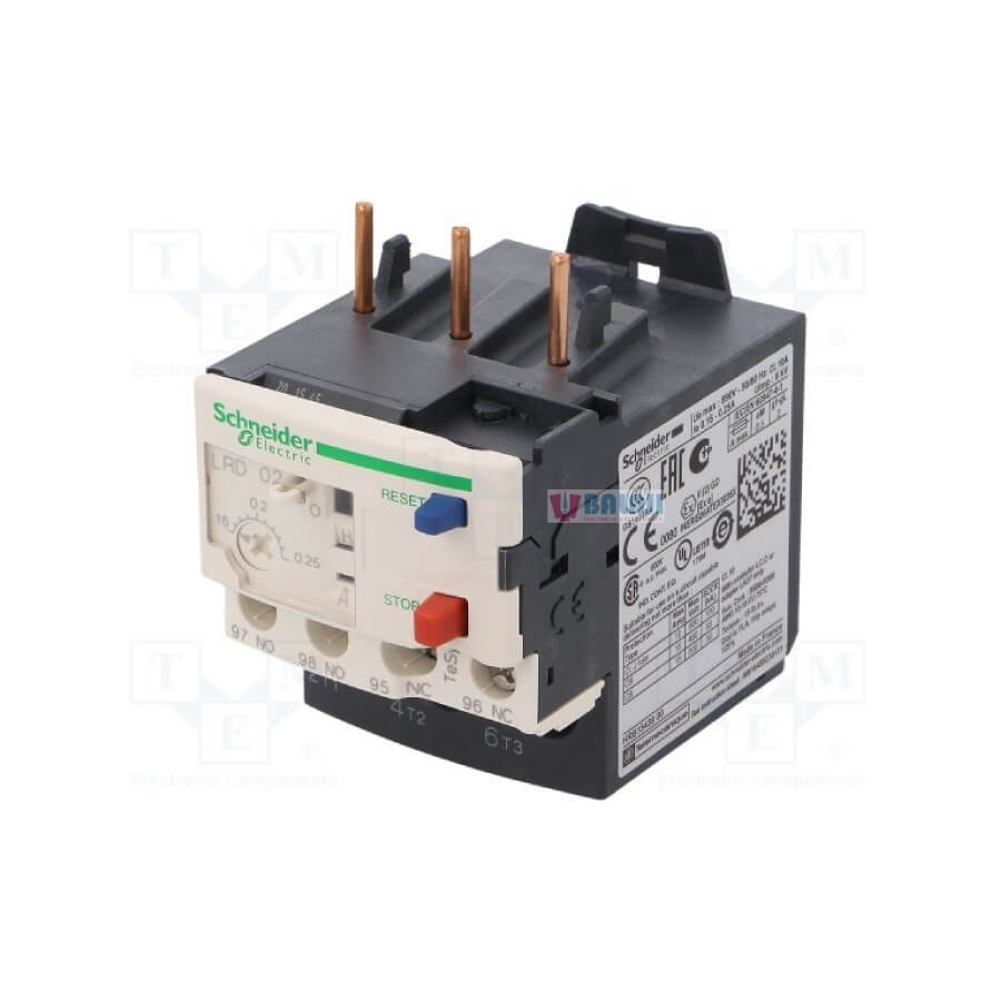 Schneider Electric Overload Relay LRD02-0.16-0.25A
