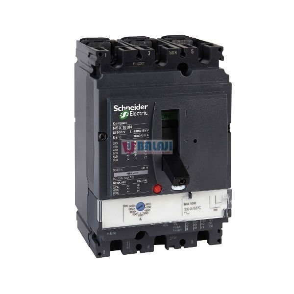 Schneider Magnetic Circuit Breaker LV430832-150A-75KW