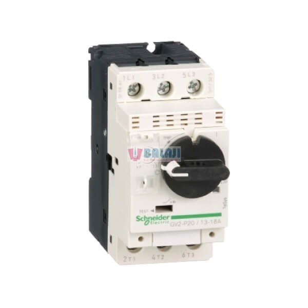 Schneider Thermal Magnetic Circuit Breaker GV2P20-13-18A-7.5KW