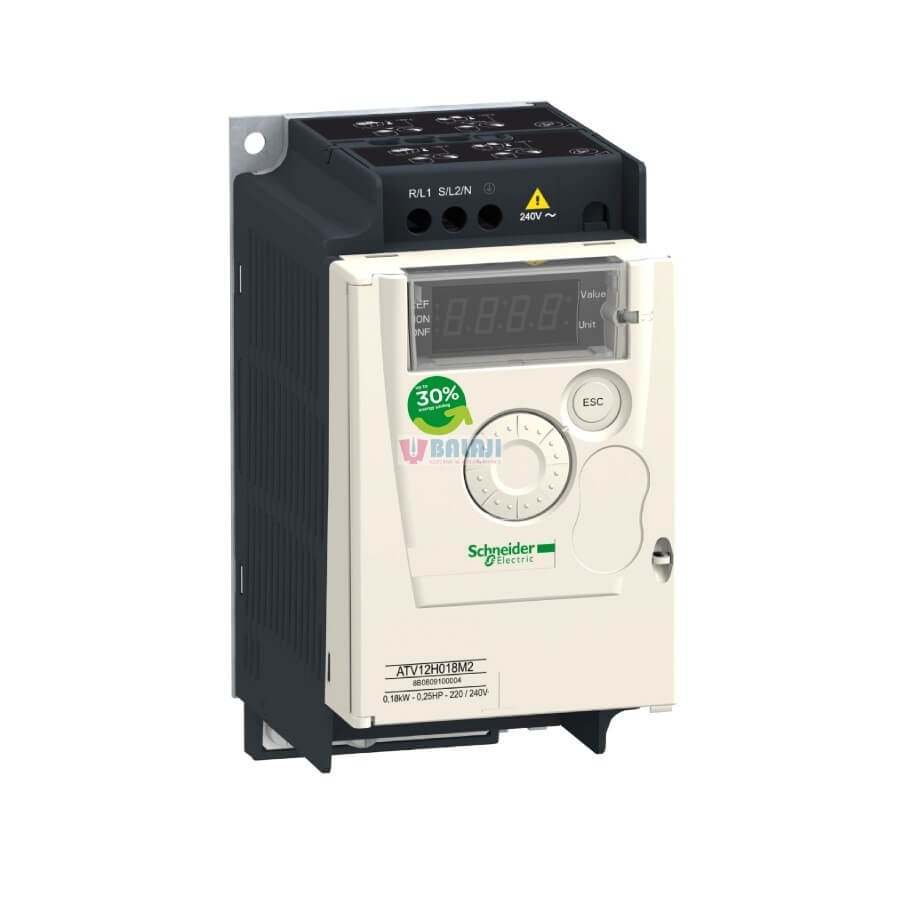 Schneide _Variable Speed Drive ATV12H037M2-0.37kW-0.55hp-200-240V-1ph
